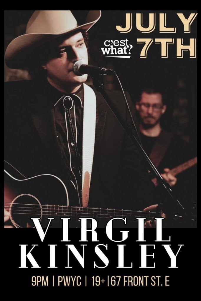 Virgil Kingsley show poster