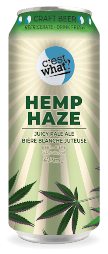 Hemp Haze beer can