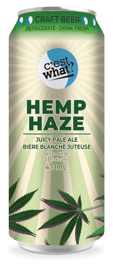 Hemp Haze beer can