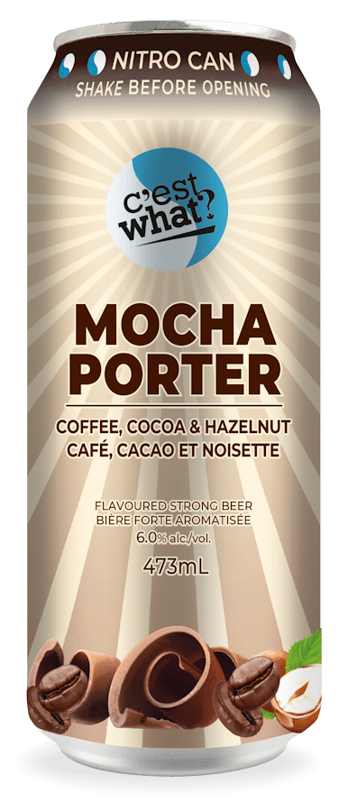 Mocha Porter beer can