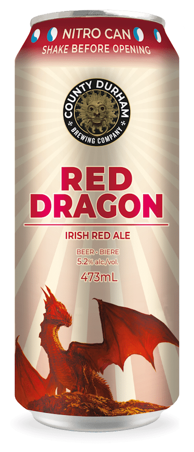 Red Dragon beer can