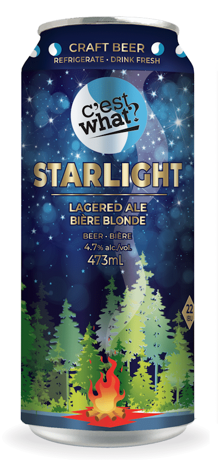 Starlight beer can