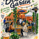 C'est What Beer Garden. Good Beer. Good Vibes. Opening May 8.